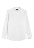 Cream cotton men's shirt KOSMT-0326-0B(W26)