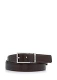 Men's brown leather belt PASMS-0263-89(W25)