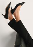 Black leather pumps BUTYD-1031-99(Z25)