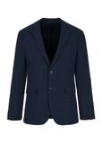 Men's navy blue single-breasted jacket MARMT-0014-69(W24)