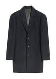Men's navy wool coat PLAMT-0006-69(Z25)