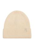Beige women's hat with merino wool CZADT-0178A-1B(Z26)