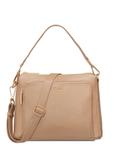 Beige leather women's handbag TORES-1081D-81(W25)