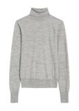 Gray women's turtleneck with wool SWEDT-0255-91(Z25)