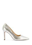 Silver leather women's high heels BUTYD-1131-92(Z25)