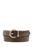 Double-sided croco leather women's belt PASDS-0332-8D(Z26)