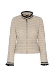 Women's quilted jacket with ribbons KURDT-0294-81(W23)
