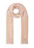 Beige light women's scarf SZADT-0217-1B(W26)