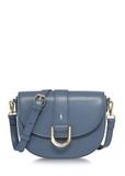 Blue imitation leather ladies postbag TOREC-0879-61(W24)
