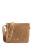 Beige leather women's handbag TORES-1251-1B(W26)