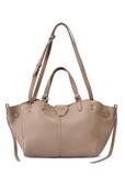 Beige women's shoulder bag TOREC-1231-1B(Z26)