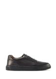 Men's leather sneakers in navy blue BUTYM-0484-7E(W26)