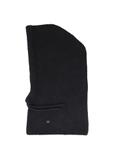 Black women's scarf with hood SZADT-0215-99(Z26)
