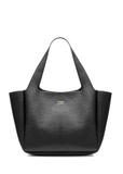 Black classic women's shopper bag TOREC-1060-9I(Z26)