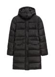 Black women's winter jacket KURDT-0600-99(Z26)