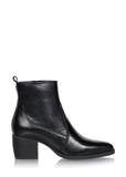 Women's heeled leather boots BUTYD-1005-99(Z24)