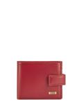 Burgundy men's leather wallet PL-105-41(KS)