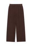 Dark brown women's viscose trousers SPODT-0116-1I(Z26)