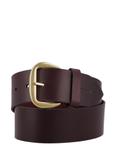Brown wide leather women's belt PASDS-0349-1I(Z26)