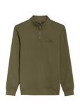 Men's sweatshirt without hood in khaki color BLZMT-0067-55(Z25)