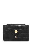 Small black leather women's wallet PORES-0890B-99(Z25)
