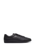 Black leather women's sneakers BUTYD-1293-9I(Z26)