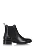 Women's black leather boots BUTYD-0936A-99(Z24)