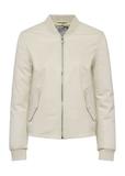 Cream leather bomber jacket KURDS-0538-5621(W25)