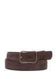 Chocolate Leather Women's Belt PASDS-0317-90(Z25)