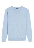 Blue cotton men's sweater SWEMT-0114A-61(Z25)