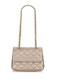 Quilted, elegant women's handbag in gold color TOREC-0932A-28(Z24)