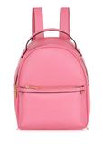 Pink imitation leather women's backpack TOREC-0920-31(W24)