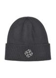 Women's grey winter cap CZADT-0172-91(Z23)