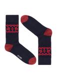 Navy blue men's socks SKAMT-0184-69(Z23)