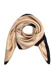 Light beige women's silk scarf SZADT-0188-80(W25)