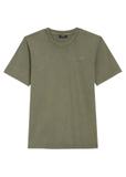 Men's khaki T-shirt TSHMT-0134-55(Z25)