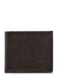 Unbuttoned brown leather men's wallet PORMS-0551-89(W24)