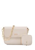 Cream women's messenger bag with chain TOREC-0767B-12(W25)