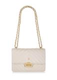 Cream quilted women's bag TOREC-0528D-12(Z25)