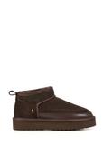 Brown women's snow boots BUTYD-1220-1I(Z26)
