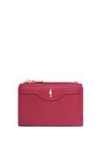 Red leather women's wallet PORES-1015R-4B(Z26)