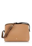 Beige women's handbag with strap TOREC-0768A-80(W24)