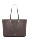 Brown pebbled shopper bag TOREC-1252-1I (Z26)