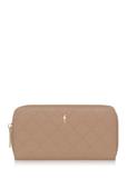 Large beige ladies wallet with embossing POREC-0350-81(Z24)