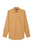 Men's shirt in camel color KOSMT-0299A-1D(Z26)