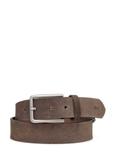 Men's brown suede belt PASMS-0275-1H(W26)