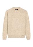 Beige men's wool sweater SWEMT-0173-24(Z25)