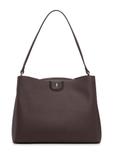 Brown women's shoulder bag TOREC-1297-1I(Z26)