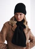 Cashmere black scarf for women SZADT-0093-99(Z24)