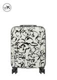 Small patterned suitcase on wheels WALAB-0074-1P-19(W26)
